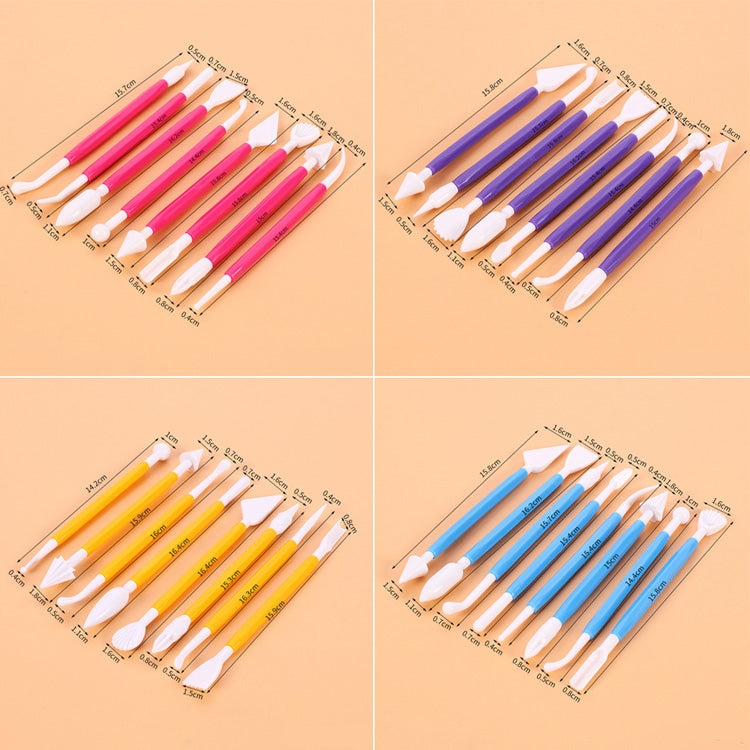 ชุดมีดแกะสลักเค้ก 2 ชุด สีม่วง (บรรจุถุง OPP), สีเหลือง (บรรจุถุง OPP), สีแดง (บรรจุถุง OPP), สีน้ำเงิน (บรรจุถุง OPP), สีชมพู (บรรจุถุง OPP)
