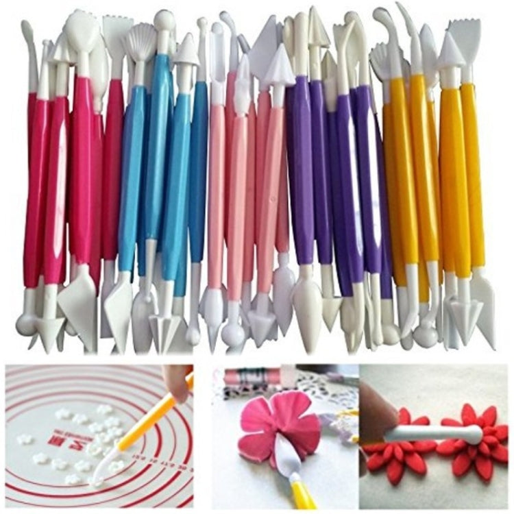 ชุดมีดแกะสลักเค้ก 2 ชุด สีม่วง (บรรจุถุง OPP), สีเหลือง (บรรจุถุง OPP), สีแดง (บรรจุถุง OPP), สีน้ำเงิน (บรรจุถุง OPP), สีชมพู (บรรจุถุง OPP)