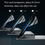 ฟิล์มกันรอยหน้าจอแล็ปท็อป PET โปร่งใส HD 0.12 มม. 4H สำหรับ MacBook Air 11.6 นิ้ว A1465 / A1370, สำหรับ MacBook Retina 12 นิ้ว A1534, สำหรับ MacBook Pro 13.3 นิ้ว A1708 / A1706 / A1989 / A2159, สำหรับ MacBook Air 13.3 นิ้ว A1466 / A1369