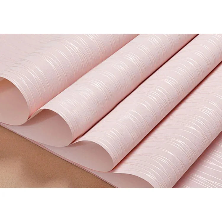 Modern Minimalist Bedroom Living Room Self-Adhesive Non-Woven Wallpaper Sticker, 0.53 x 3 Meters