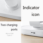 พัดลมตั้งโต๊ะอัตโนมัติ D77 แบบสั่นเงียบ พัดลม USB แบบพกพาสำหรับบ้าน สำนักงาน หอพัก สีงาช้าง สีชมพูโรส