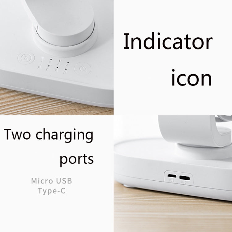 พัดลมตั้งโต๊ะอัตโนมัติ D77 แบบสั่นเงียบ พัดลม USB แบบพกพาสำหรับบ้าน สำนักงาน หอพัก สีงาช้าง สีชมพูโรส