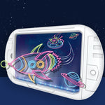 กระดานวาดภาพเรืองแสง 3D กระดานเขียนสามมิติเรืองแสง กระดานกราฟฟิตี กระดานปริศนาส่องสว่าง กระดานวาดภาพสำหรับเด็ก สไตล์: กระดานวาดภาพขนาดกลาง (เวอร์ชันอวกาศ), กระดานวาดภาพขนาดกลาง (เวอร์ชันไดโนเสาร์)