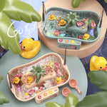 ชุดของเล่นสถานีตกปลาหมุนไฟฟ้าเพื่อการศึกษาสำหรับเด็ก Play House, สีเขียว 6 ตัวเป็ด, สีชมพู 6 ตัวเป็ด, สีเขียว 3 ปลา 3 เป็ด, สีชมพู 3 ปลา 3 เป็ด