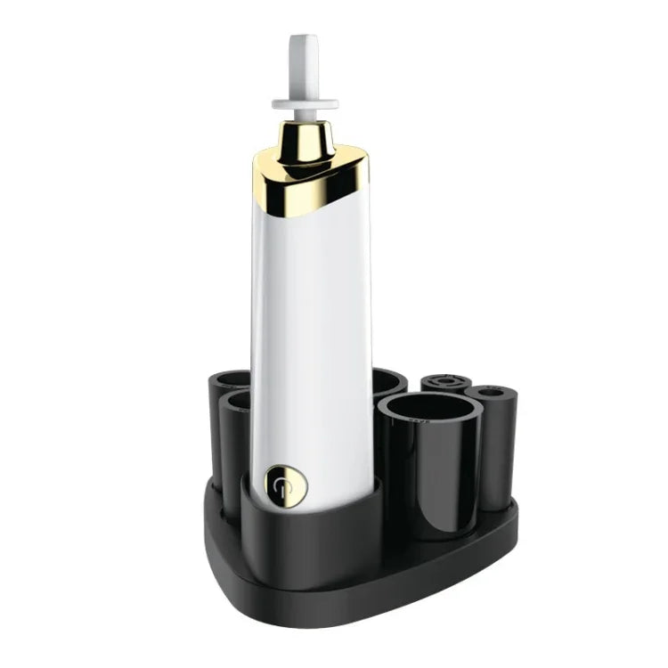 SG105 เครื่องขัดแปรงแต่งหน้าไฟฟ้า อุปกรณ์ความงามอเนกประสงค์ เครื่องล้างแปรง, สีขาว, สีดำ, สีแดง