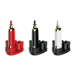 SG105 เครื่องขัดแปรงแต่งหน้าไฟฟ้า อุปกรณ์ความงามอเนกประสงค์ เครื่องล้างแปรง, สีขาว, สีดำ, สีแดง