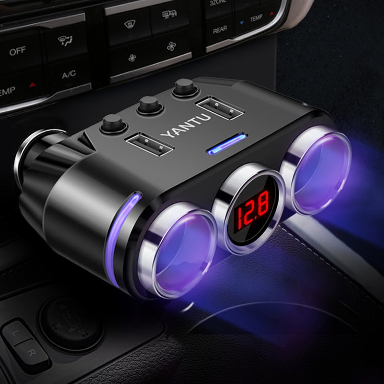 YANTU B39 Cigarette Lighters Cars Multifunctional Usb Fast Charging Car Charger, Wireless Qualcomm Voltage