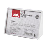 Acrylic Triangle Price Tag Student Desk Seat Board (White), 7.4x10.5cm (White), 7.4x5.3cm (Black), 7.4x10.5cm (Black)