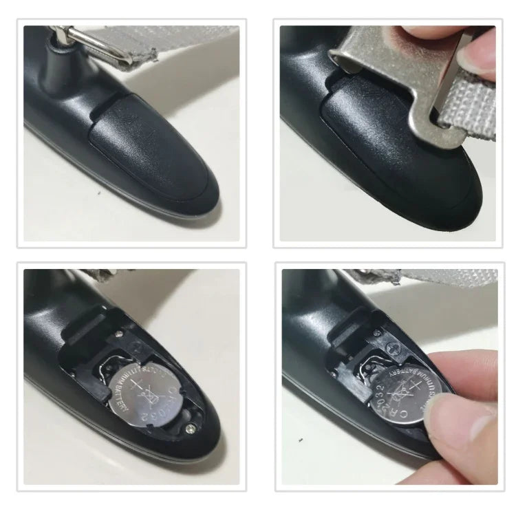 เครื่องชั่งกระเป๋าเดินทางพกพา 50 กก./0.05 กก. สำหรับชั่งพัสดุด่วน แบบมือถือ อิเล็กทรอนิกส์ 50 กก. x 0.05 กก.