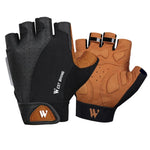 ถุงมือขี่มอเตอร์ไซค์ WEST BIKING YP0211196 ครึ่งนิ้ว กันกระแทก กันลื่น อุปกรณ์ขี่, S, M, L, XL