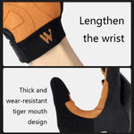 ถุงมือขี่มอเตอร์ไซค์ WEST BIKING YP0211197 เต็มนิ้ว กันกระแทก กันลื่น อุปกรณ์ขี่, S, M, L, XL