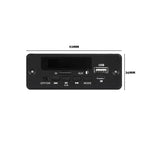 แผงถอดรหัส MP3 พร้อมแอมพลิฟายเออร์และบอร์ดบันทึกเสียง 12V, พร้อมบลูทูธ, แผงถอดรหัส MP3