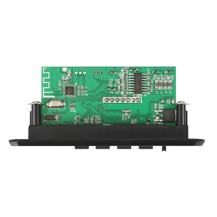 แผงถอดรหัส MP3 พร้อมแอมพลิฟายเออร์และบอร์ดบันทึกเสียง 12V, พร้อมบลูทูธ, แผงถอดรหัส MP3