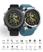 นาฬิกาอัจฉริยะกีฬา NX02 กันน้ำ IP67 รองรับการติดตามแคลอรี่ เครื่องนับก้าว นาฬิกาจับเวลา โทรศัพท์ SMS แจ้งเตือน