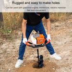 Digging Machine Ground Drill Planting Machine Drill Bit Extension Rod, 20cm, 30cm, 50cm