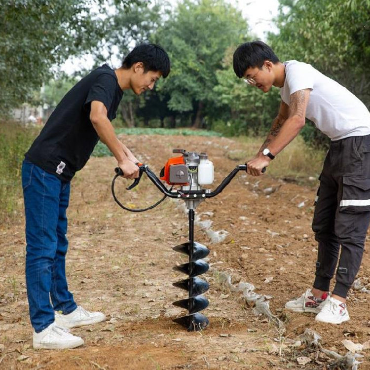 Digging Machine Ground Drill Planting Machine Drill Bit Extension Rod, 20cm, 30cm, 50cm