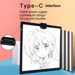 A3-D36 สถานีคัดลอก LED แบบแม่เหล็ก ป้องกันสายตาแบบนุ่ม กระดานคัดลอกลายมือเขียนพู่กัน