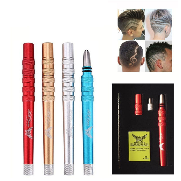 ปากกาตัดแต่งคิ้วเวทมนตร์ MM VWAN ปากกาสลักใบมีดสแตนเลส สีทอง แดง เงิน น้ำเงิน