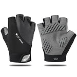 ถุงมือขี่จักรยานเสือภูเขา WEST BIKING YP0211210 ครึ่งนิ้ว ระบายอากาศ กันลื่น อุปกรณ์ขี่, M, L, XL