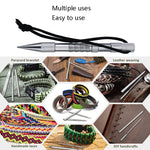 เครื่องมือถักสร้อยข้อมือเข็มมาร์ลินแบบเชือกร่ม, ขนาด:, 4 ชิ้น / ชุด สีดำ, 4 ชิ้น / ชุด สีเงิน, 5 ชิ้น / ชุด สีดำ, 5 ชิ้น / ชุด สีเงิน, 6 ชิ้น / ชุด สีดำ, 6 ชิ้น / ชุด สีเงิน, 7 ชิ้น / ชุด สีดำ, 7 ชิ้น / ชุด สีเงิน, 9 ชิ้น / ชุด สีดำ