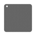 Geometry Kitchen Silicone Pot Holder Heat Insulation Pad Round(Black), Square(Gray), Round(Gray), Square(Black), Round(Black)