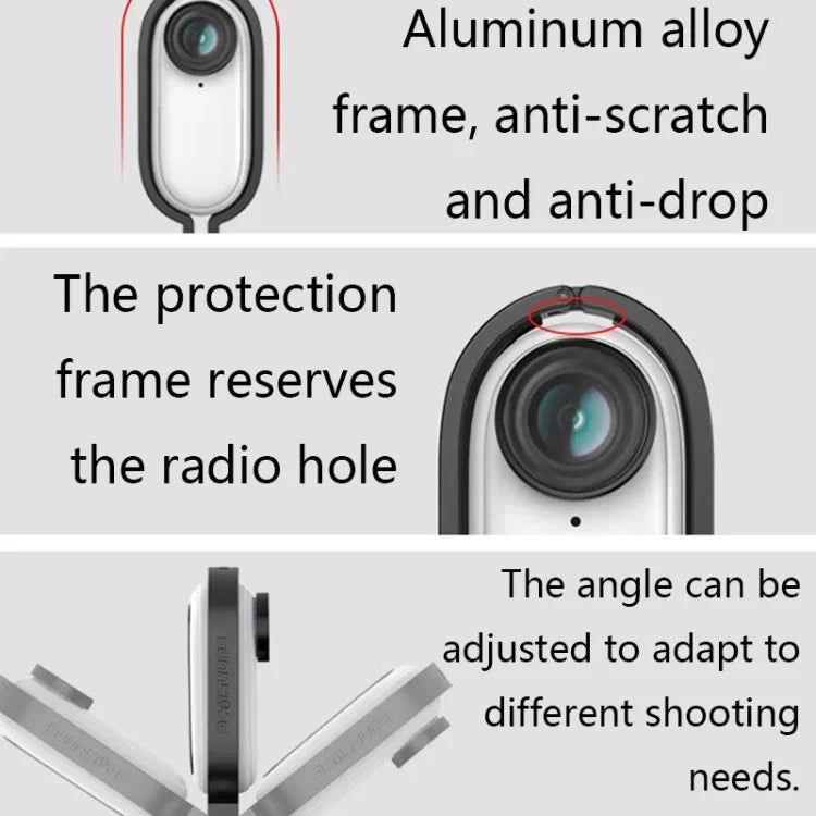 Sunnylife IST-Q9439 ขาตั้งติดตั้งสำหรับ Insta360 GO, กรอบกล้อง, คลิปกระเป๋าเป้, ขาตั้งกล้อง