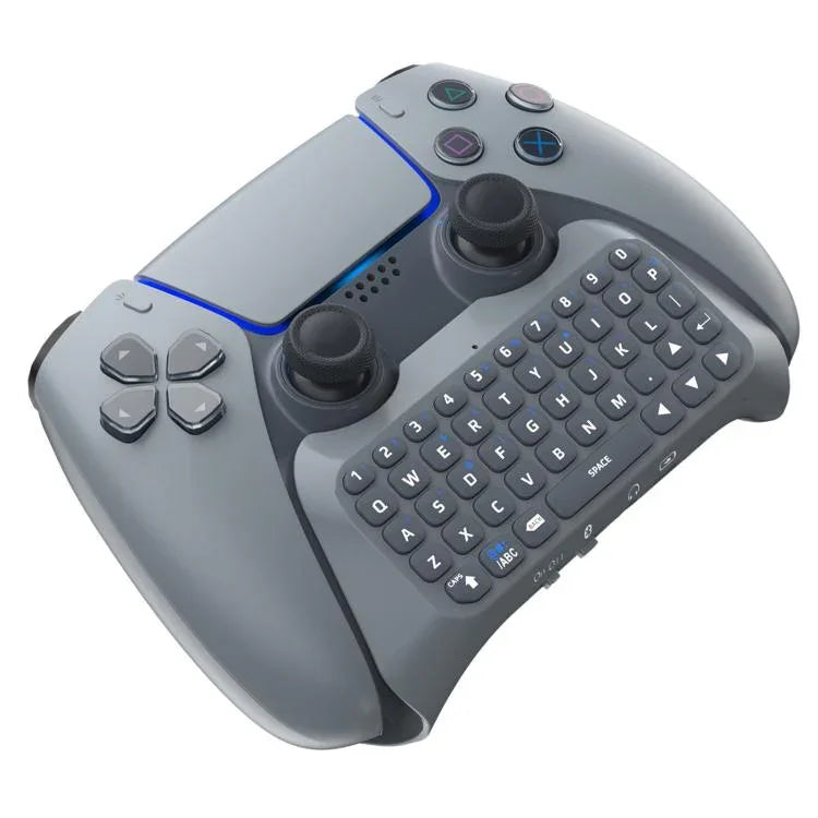 คีย์บอร์ดไร้สาย Bluetooth แบบมีด้ามจับ JYS-P5121 สามารถแชทเสียงได้ เหมาะสำหรับ PS5, หมายเหตุ: ไม่มีด้ามจับ, JYS-P5121 (สีเทา)