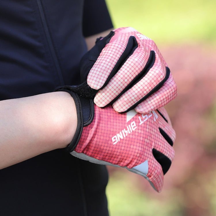 ถุงมือขี่จักรยาน WEST BIKING YP0211216 กันกระแทก รองรับหน้าจอสัมผัส เต็มนิ้ว, M, L, XL, XXL