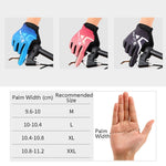 ถุงมือขี่จักรยาน WEST BIKING YP0211216 กันกระแทก รองรับหน้าจอสัมผัส เต็มนิ้ว, M, L, XL, XXL