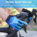 ถุงมือขี่จักรยาน WEST BIKING YP0211216 กันกระแทก รองรับหน้าจอสัมผัส เต็มนิ้ว, M, L, XL, XXL