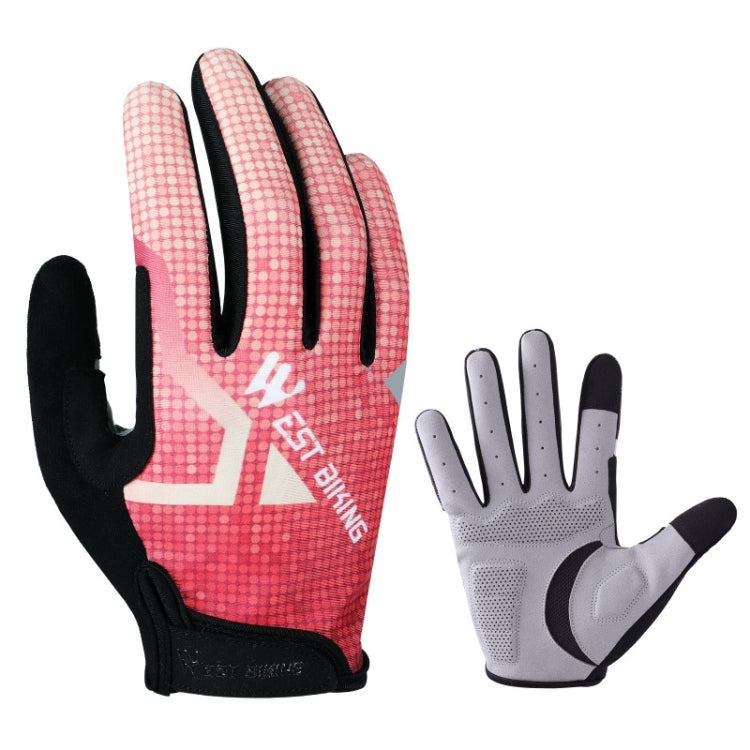 ถุงมือขี่จักรยาน WEST BIKING YP0211216 กันกระแทก รองรับหน้าจอสัมผัส เต็มนิ้ว, M, L, XL, XXL