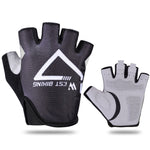 ถุงมือขี่จักรยาน WEST BIKING YP0211215 สำหรับฤดูร้อน ครึ่งนิ้ว ระบายอากาศ ถุงมือขี่จักรยานกลางแจ้ง, M, L, XL, XXL