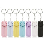 AF-9400 สัญญาณเตือนส่วนบุคคล 130dB แบบดึงห่วง สำหรับผู้หญิง ป้องกันหมาป่า พวงกุญแจป้องกันตัว