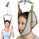 สายรัดดึงกระดูกคอแขวนประตู เครื่องดึงกระดูกคอใช้ในบ้าน สีเทา สีเขียว