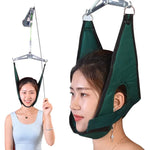 สายรัดดึงกระดูกคอแขวนประตู เครื่องดึงกระดูกคอใช้ในบ้าน สีเทา สีเขียว