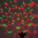 โคมไฟโปรเจคเตอร์หมุนพลังงานแสงอาทิตย์สีสันสดใสสำหรับสนามหญ้าสวน หมุน RGB อัปเกรด