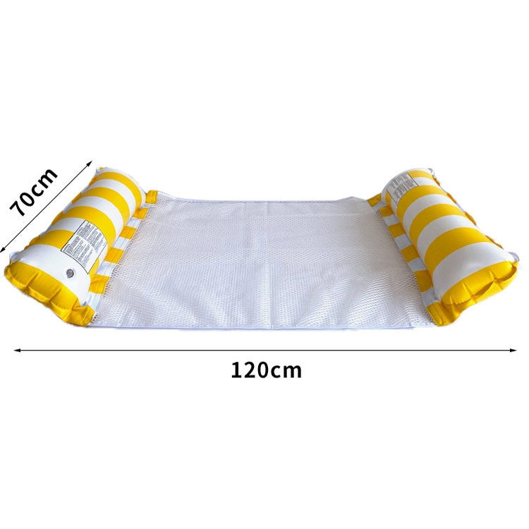 เปลลม PVC สำหรับผู้ใหญ่ ว่ายน้ำลอยน้ำ ขนาด 120 x 70 ซม. ลายทางสีฟ้าอ่อน, สีชมพูแดง, สีเหลือง, สีเขียว, สีส้ม, สีน้ำเงินเข้ม, สีเหลือง+น้ำเงิน, สีเขียว+น้ำเงิน