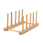 Multi-Purpose Bowl Disc Rack Kitchen Drain Rack Bamboo Tableware Storage Rack, Layer (specification): 2 Grid, 2 Grid, 4 Grid, 7 Grid, 8 Grid