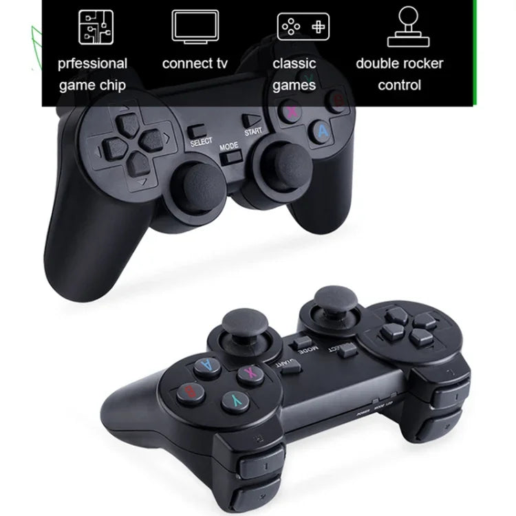 เครื่องเล่นเกมไร้สาย Y3 Lite Doubles HD, 32G 3000 เกม, 64G 10,000 เกม