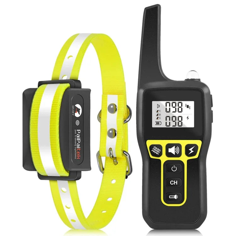 อุปกรณ์ฝึกสุนัข PaiPaitek PD529 รีโมทคอนโทรล ควบคุมด้วยเสียง ป้องกันเห่า, PD529 (สีดำ), PD529 (สีแดง), PD529 (สีส้ม), PD529 (สีเหลือง)