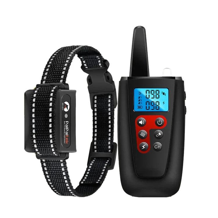 PaiPaitek PD526 ปลอกคอกันเห่าควบคุมเสียงอัตโนมัติ อุปกรณ์ฝึกสุนัข อิเล็กทรอนิกส์ควบคุมเสียงเห่า, PD526