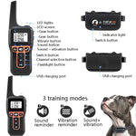 PaiPaitek PD529V-1 อุปกรณ์ฝึกสุนัขกันเห่า ปลอกคอสั่น 1000 เมตร รีโมทคอนโทรล อุปกรณ์ฝึกสัตว์เลี้ยง, PD529V-1