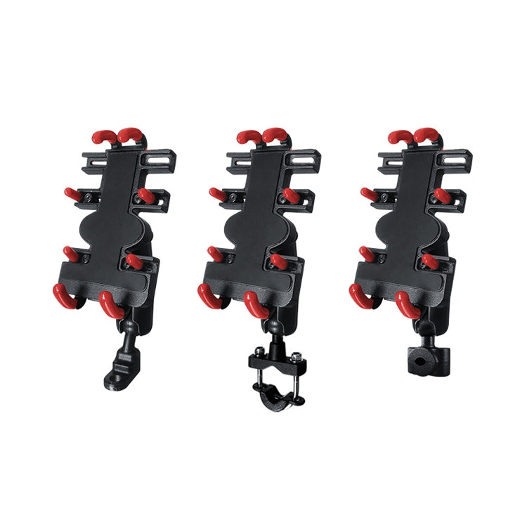 Motorcycle Metal Navigation Mobile Phone Bracket,Style:, Rearview Mirror Installation (Anti-theft), Rearview Mirror Installation (Hand Twist), Thin Tube Fixation (Anti-theft), Thin Tube Fixation (Hand Twist), Handle Installation (Anti-theft)           ...