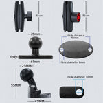 Motorcycle Metal Navigation Mobile Phone Bracket,Style:, Rearview Mirror Installation (Anti-theft), Rearview Mirror Installation (Hand Twist), Thin Tube Fixation (Anti-theft), Thin Tube Fixation (Hand Twist), Handle Installation (Anti-theft)           ...