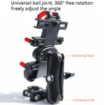 Motorcycle Metal Navigation Mobile Phone Bracket,Style:, Rearview Mirror Installation (Anti-theft), Rearview Mirror Installation (Hand Twist), Thin Tube Fixation (Anti-theft), Thin Tube Fixation (Hand Twist), Handle Installation (Anti-theft)           ...