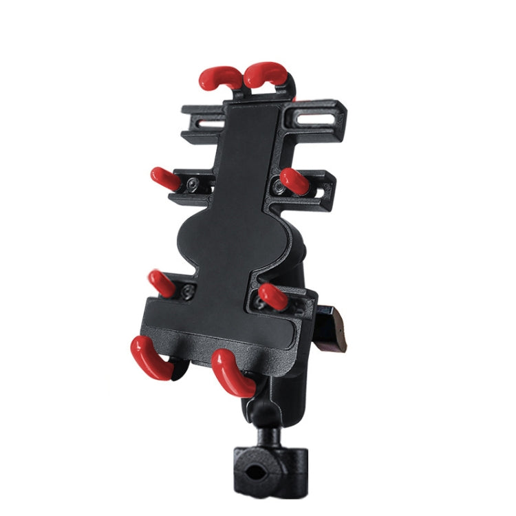 Motorcycle Metal Navigation Mobile Phone Bracket,Style:, Rearview Mirror Installation (Anti-theft), Rearview Mirror Installation (Hand Twist), Thin Tube Fixation (Anti-theft), Thin Tube Fixation (Hand Twist), Handle Installation (Anti-theft)           ...
