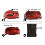 เมาส์ไร้สายรูปทรงรถยนต์ CM0010B 1200 DPI 3 ปุ่ม สีเหลือง แดง น้ำเงิน ดำ