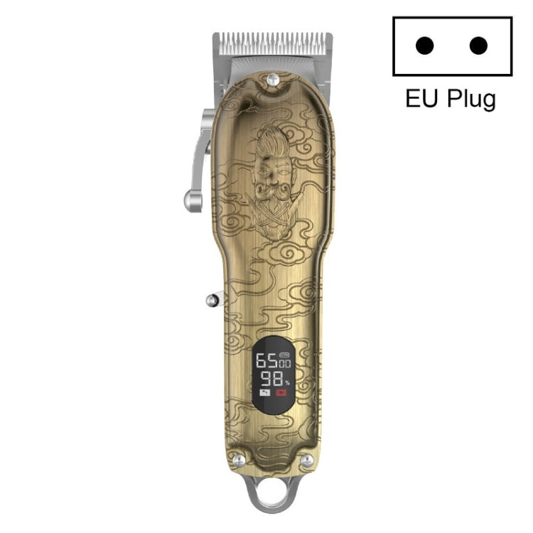 เครื่องตัดผม RESUXI สไตล์ย้อนยุค รุ่น Piaget จอแสดงผลดิจิตอล LCD กำลังสูง JM-106 ปลั๊ก EU