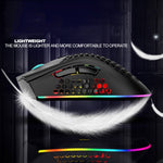 เมาส์เกมไร้สาย K-Snake BM600 1600 DPI 7 ปุ่ม น้ำหนักเบา รูปทรงกลวง ชาร์จได้ มีไฟ RGB สีสันสดใส รุ่น Wireless BM600 สีดำ สีขาว สีชมพู สีฟ้า