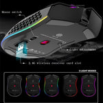 เมาส์เกมไร้สาย K-Snake BM600 1600 DPI 7 ปุ่ม น้ำหนักเบา รูปทรงกลวง ชาร์จได้ มีไฟ RGB สีสันสดใส รุ่น Wireless BM600 สีดำ สีขาว สีชมพู สีฟ้า